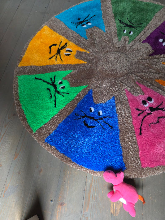 Kattelykke i alle regnbuens farger