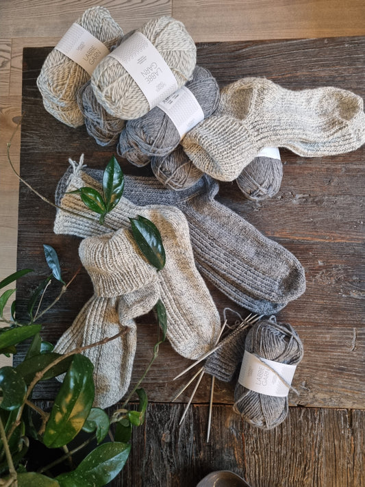 Ingen kosesokk – bare rå brukssokk.