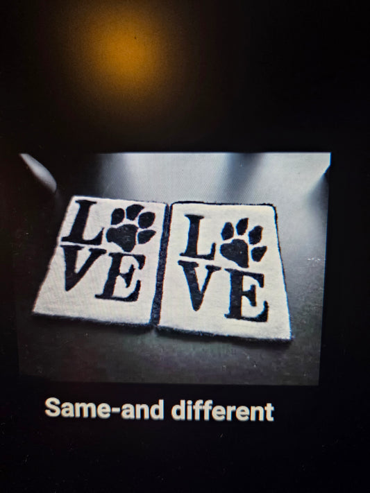 Love is on the chair